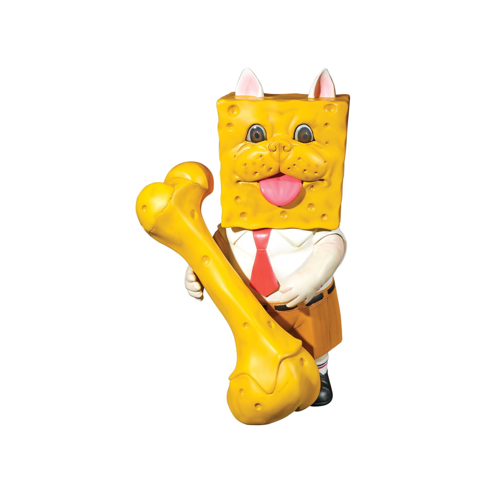 Ronald Ventura (b. 1973): Spongebro 2019 resin 20” x 13” x 12” (51 cm x 33 cm x 30 cm) 