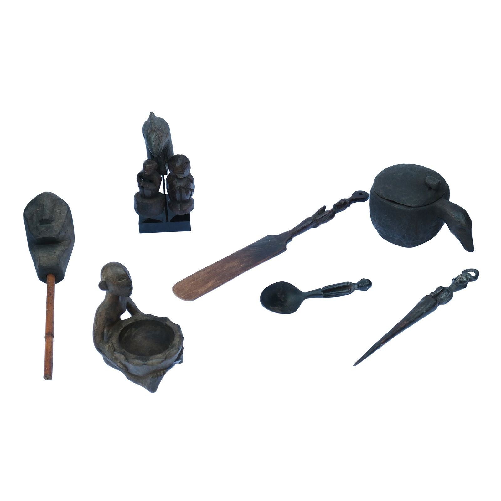 A Group of Seven Ifugao / Kalanguya Ritual Objects (1 of 1)