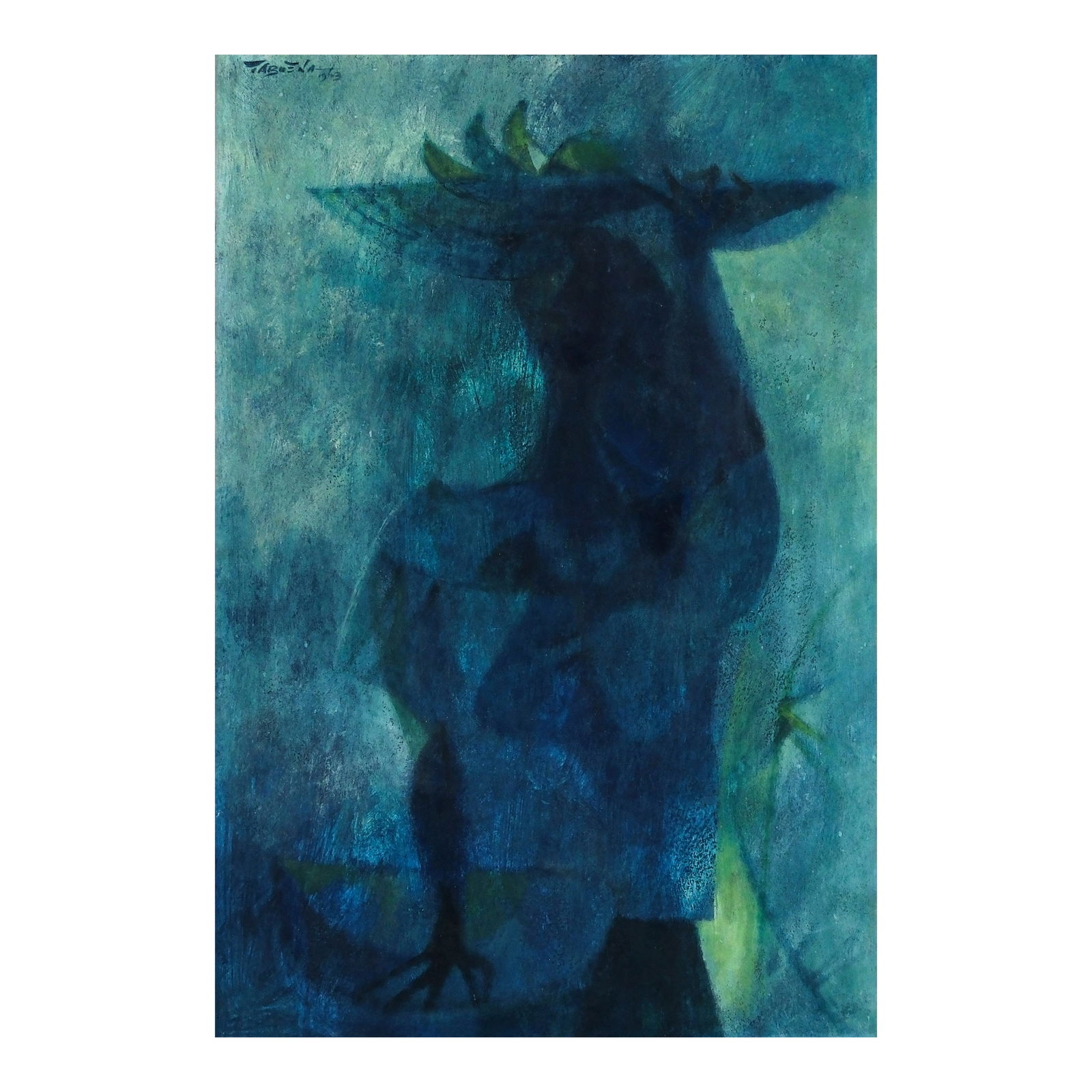 Romeo Tabuena (1921 - 2015): Fruit Sellersigned and dated 1963 (upper left and verso)oil on masonite board37 1/2” x 25 1/4” (95 cm x 64 cm)