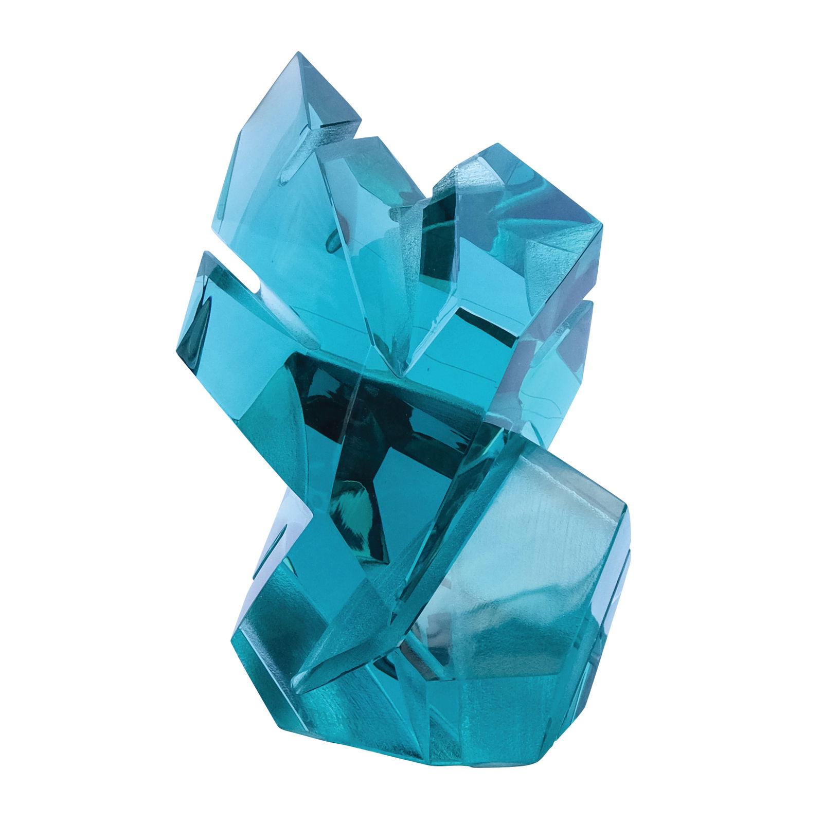 Ramon Orlina (b. 1944): PROPERTY OF A DISTINGUISHED LADYUntitledsigned and dated 2008asahi glassH: 8 1/2” (22 cm)L: 5 1/4” (13 cm)W: 5 1/2” (14 cm) These elegantly beautiful glass sculptures highlight Ramo