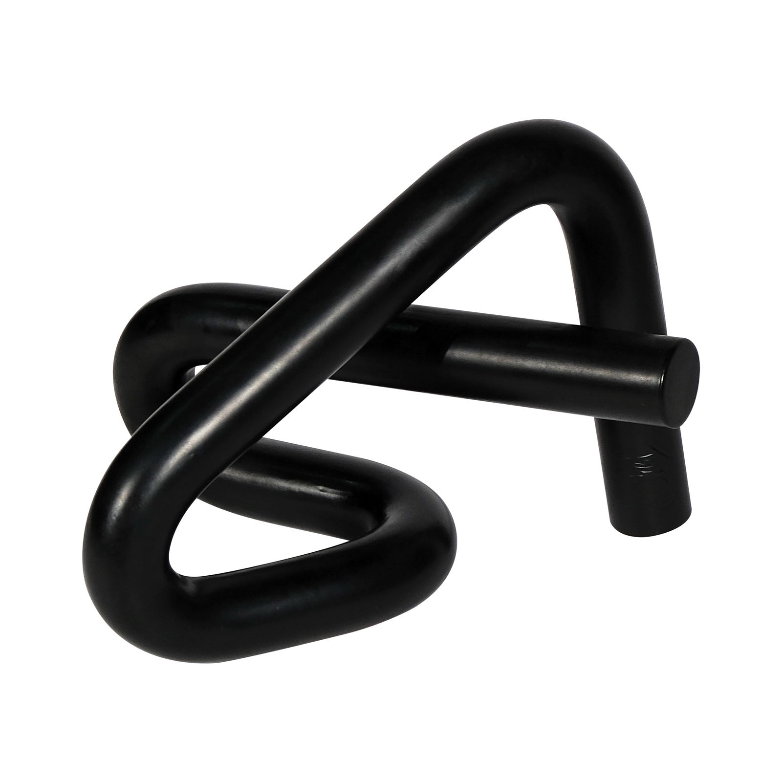 Arturo Luz (1926 - 2021): PROPERTY OF A DISTINGUISHED LADY Homage to Isamu Noguchi #92/100 2015 metal tube in black finish H: 8” (20 cm) L: 9 1/2” (24 cm) W: 7” (18 cm) Accompanied by a certificate issued by