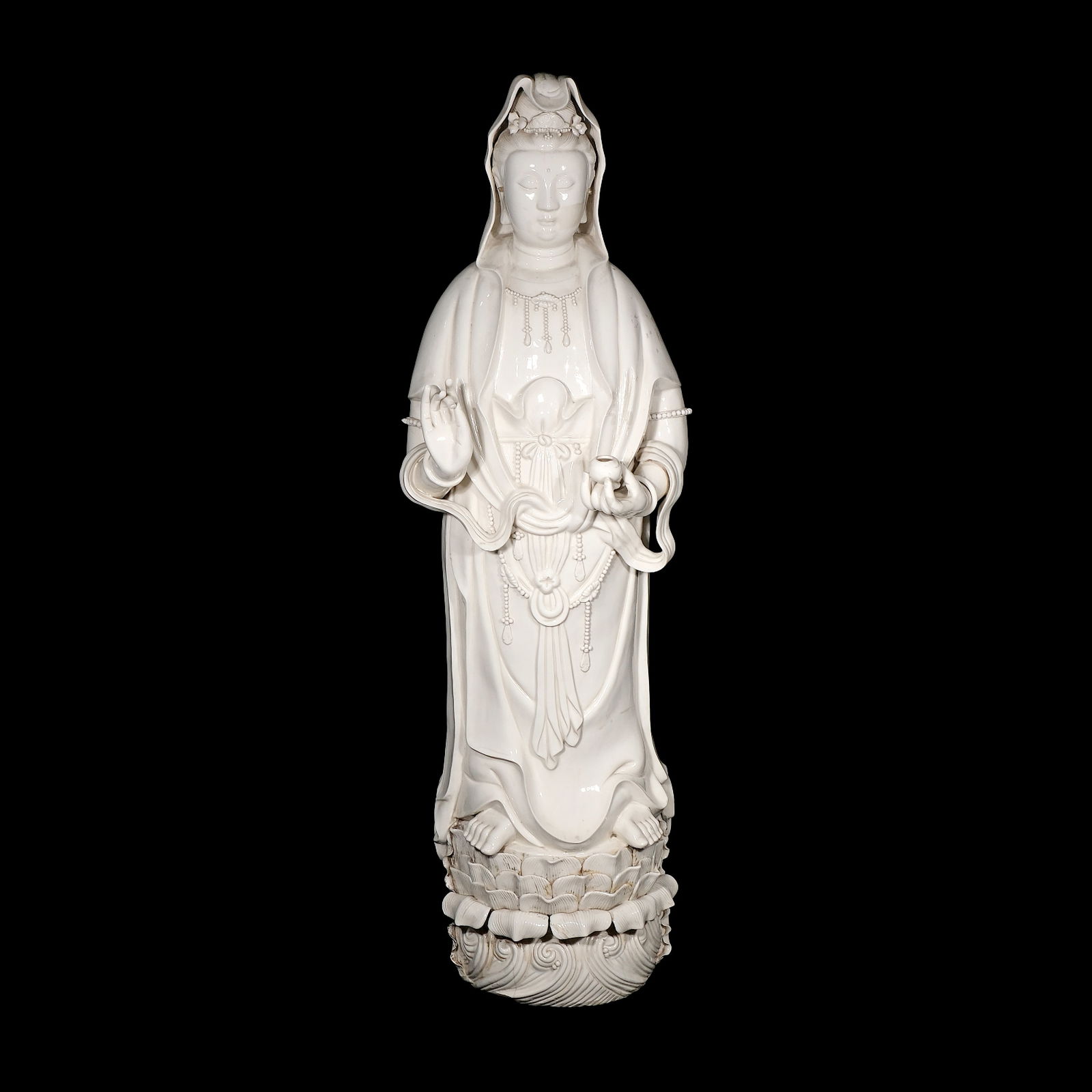 A Blanc De Chine Image of Quan Yin (1 of 1)