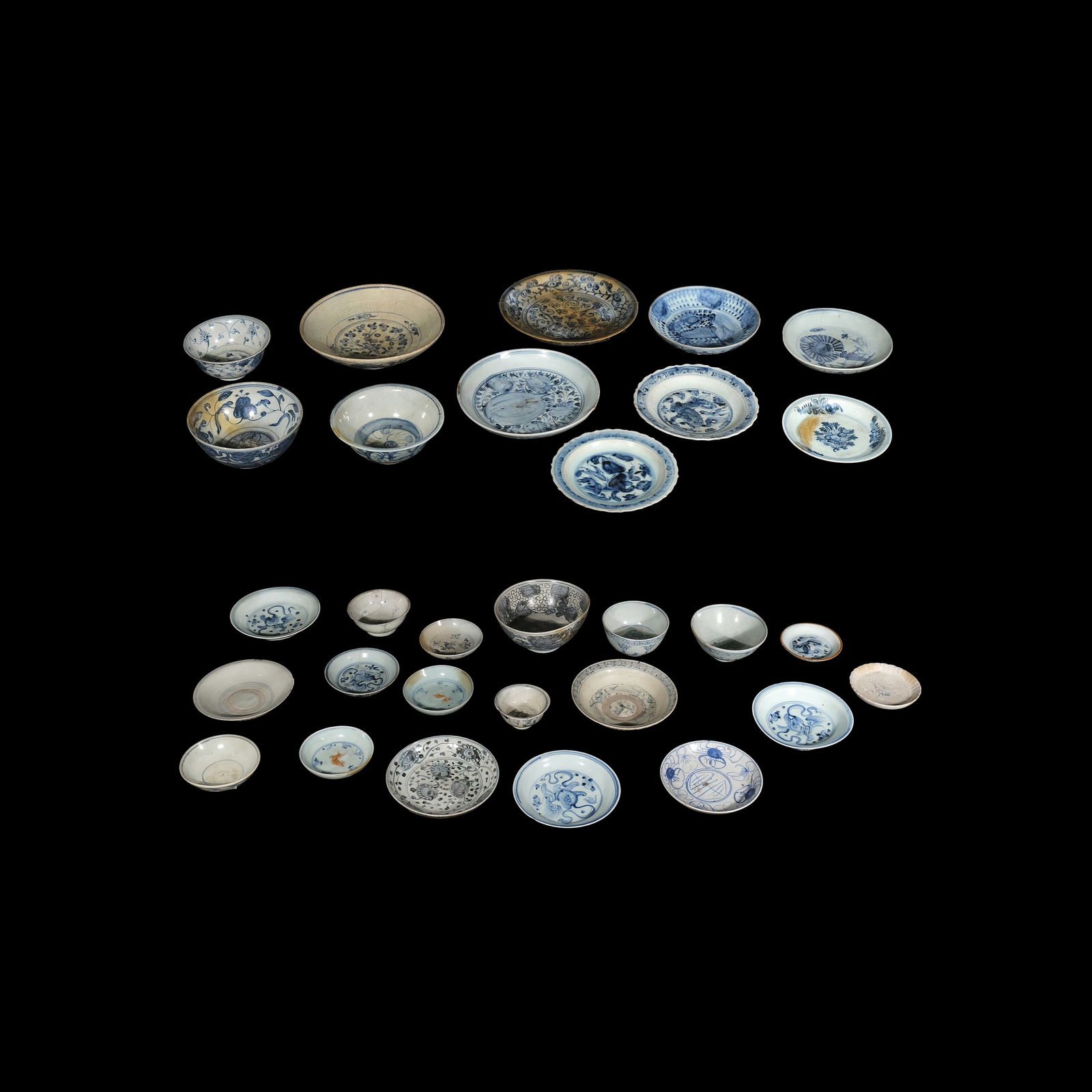 A Thirty Piece Collection of Oriental Potteries (1 of 1)