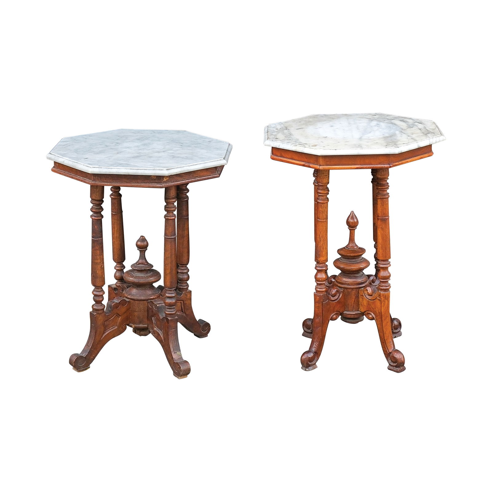 Two Marble Top Side Tables (1 of 1)
