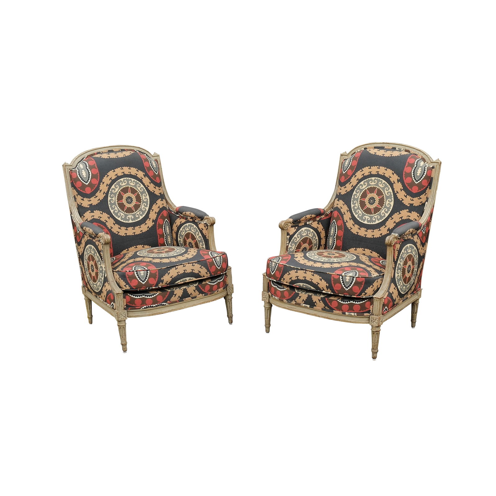 A Pair of Bergere Chairs (1 of 1)