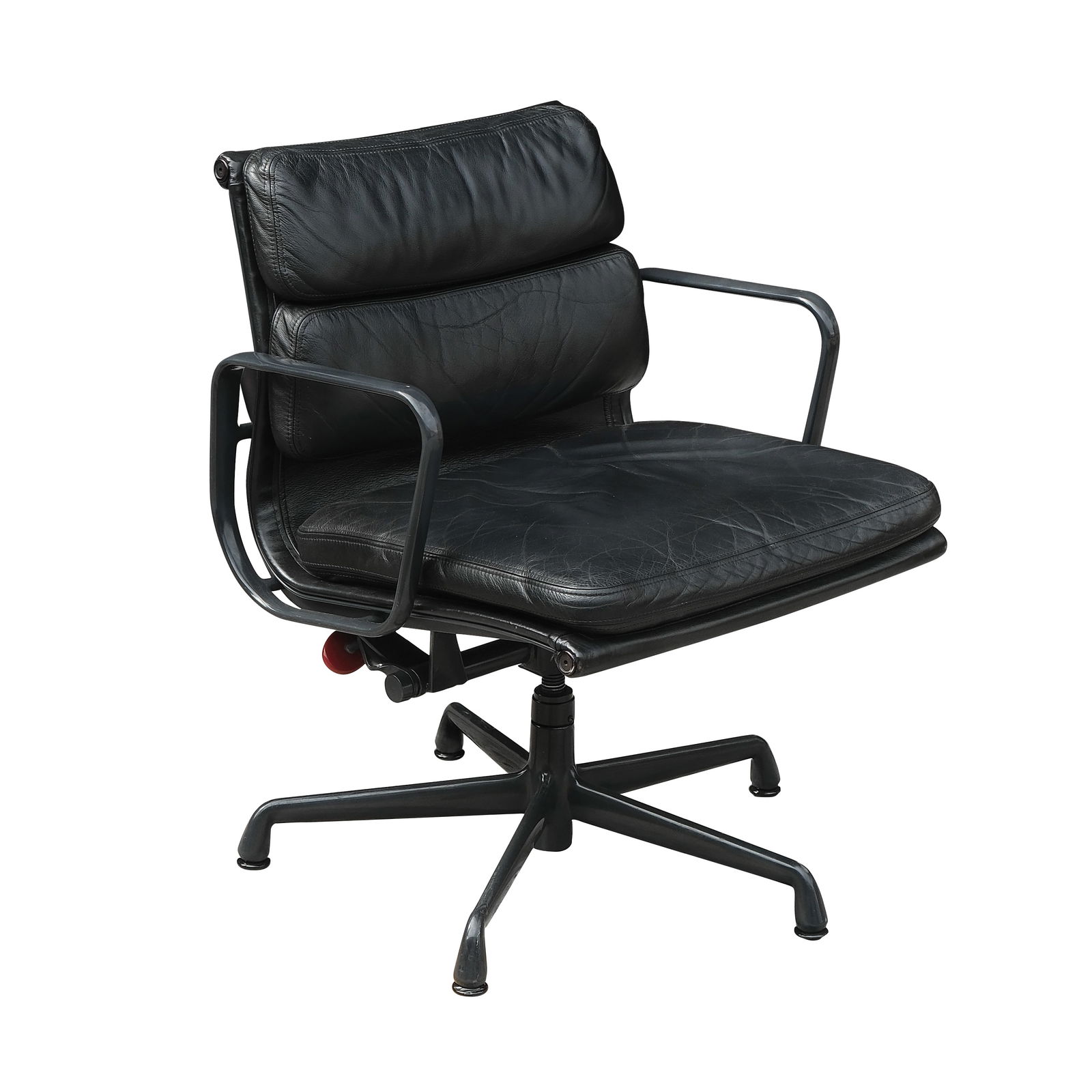Eames Soft Pad Executive Chair in Black Genuine Leather (1 of 1)
