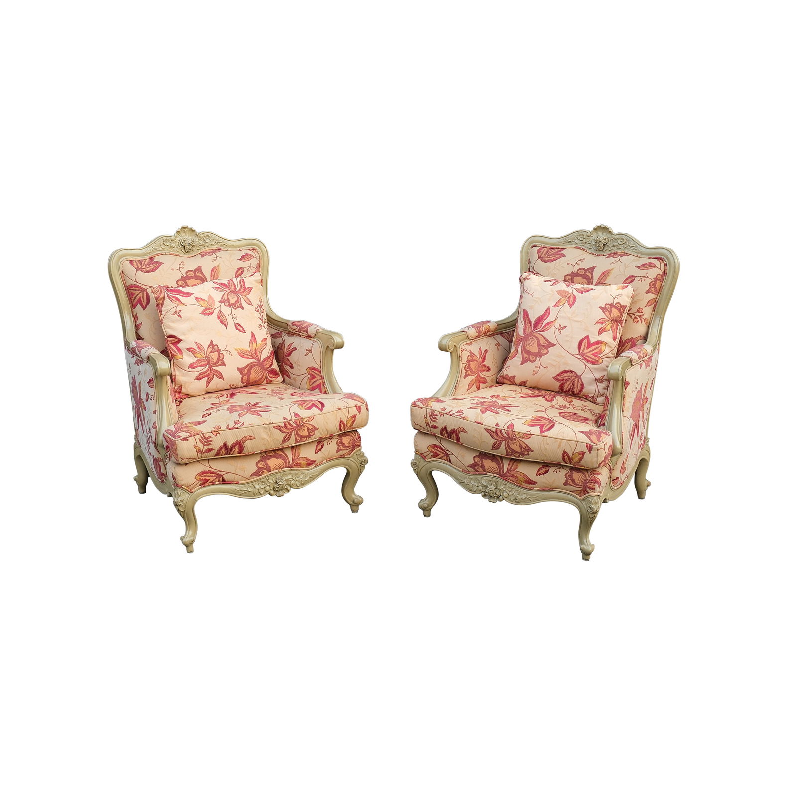 A Pair of Bergere Chairs (1 of 1)
