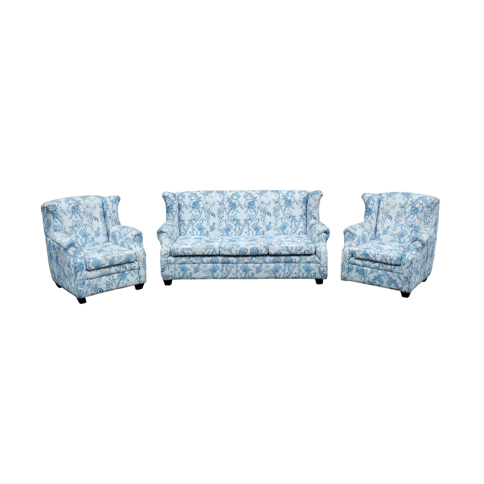 A Wing Back Sofa Set (1 of 1)