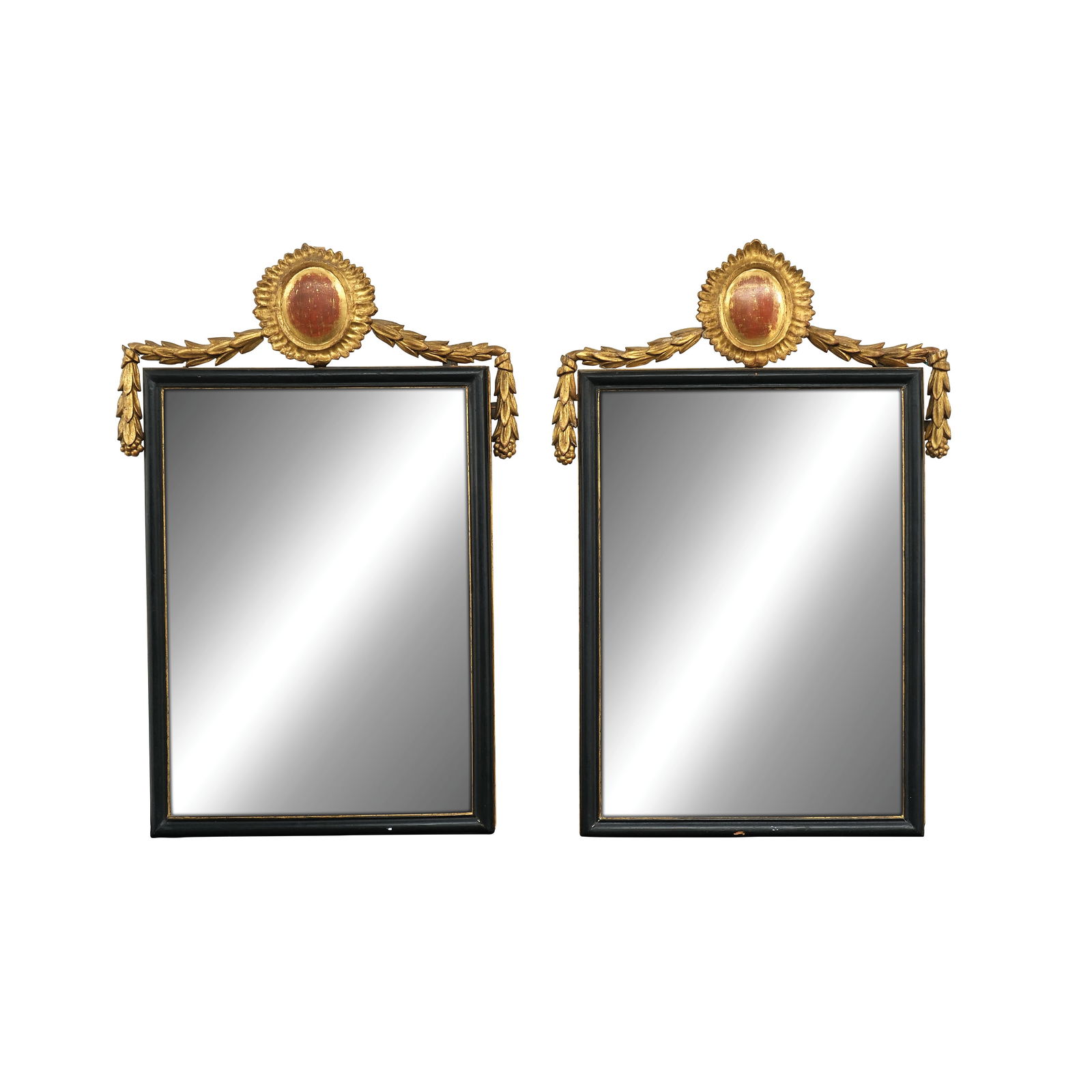 A Pair of Wall Hung Mirrors (1 of 1)