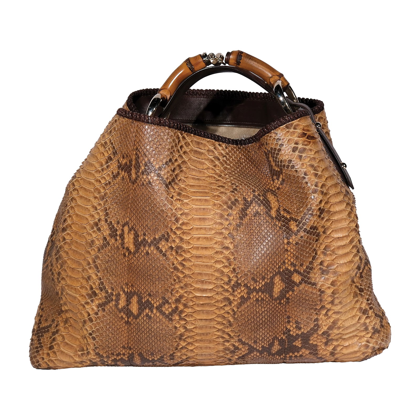 Gucci Large Python Hobo Bag: Made in Italy