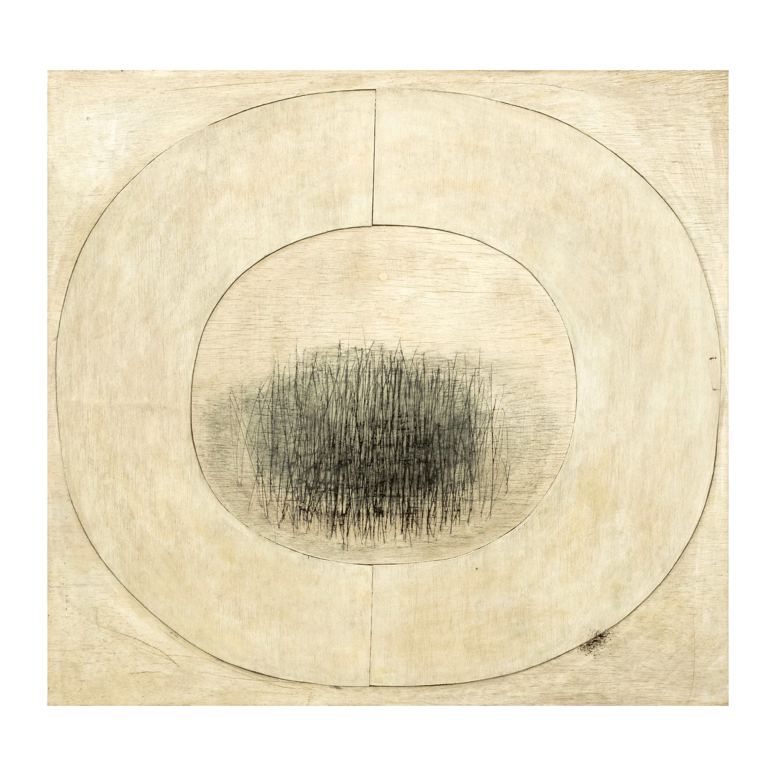 Lao Lianben (b. 1948): Tryst-112signed and dated 1976 (lower left)oil on marine plywood38" x 41" (97 cm x 104 cm) PROVENANCEMuseum of Philippine Art Created in the same year as another piece similarlyentitled Tryst, which w