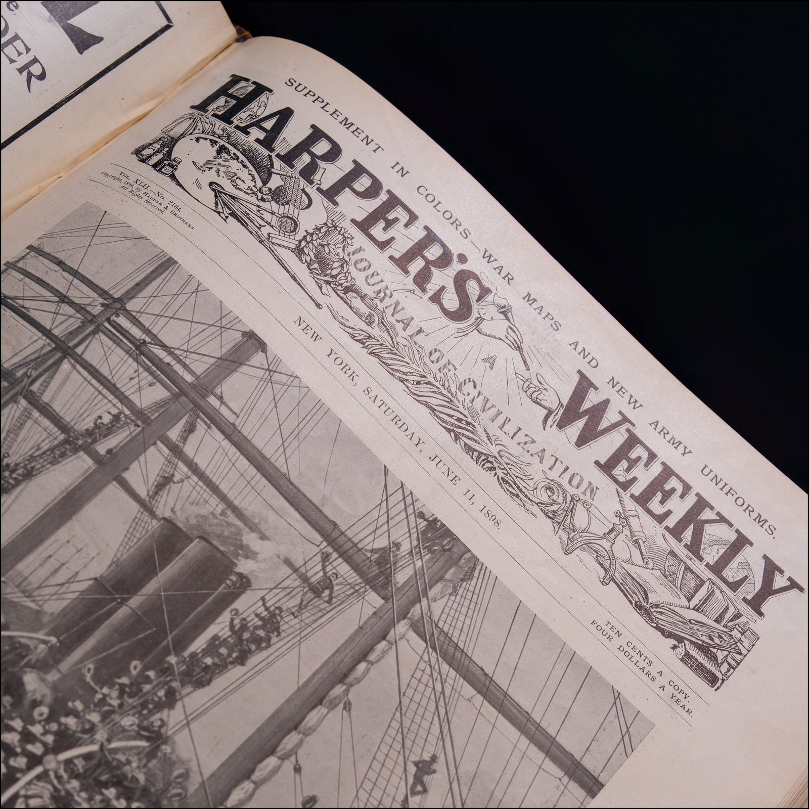 A Complete and Bound Set of Harper's Weekly, Volume 42 (1 of 1)