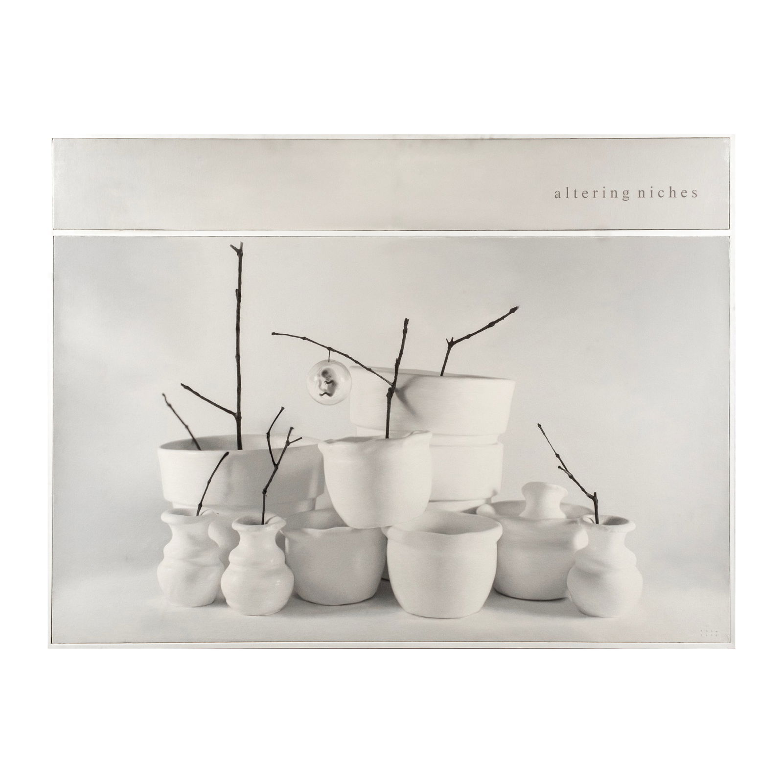 Marc Aran Reyes (b. 1996): Exploit and Extantsigned and dated 2016 (lower right)oil on canvas45 3/4" x 61" (116 cm x 155 cm) Accompanied by a certificate issued by Art Underground and signed bythe artist confirming the a