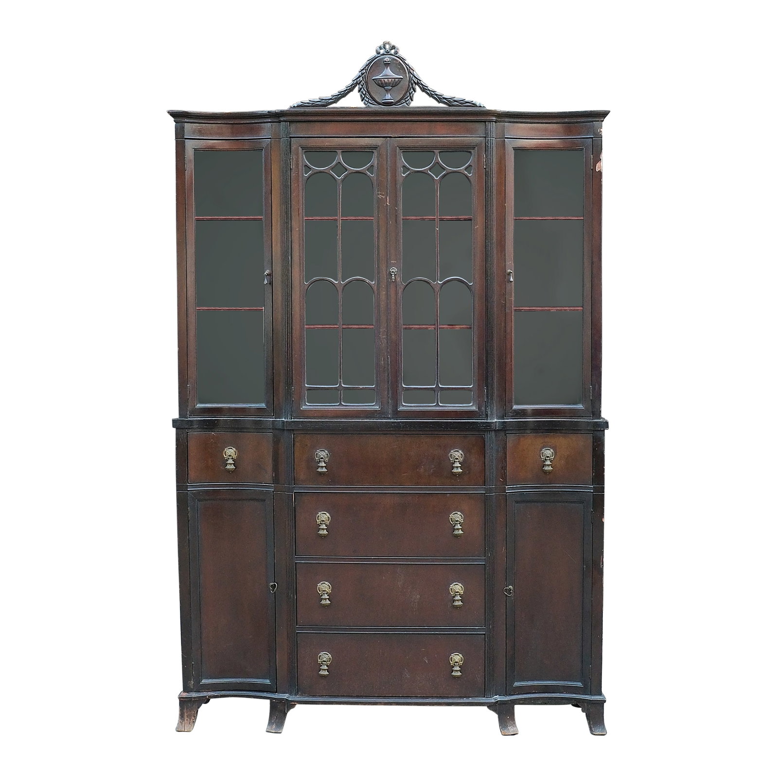 A Duncan Phyfe Inspired Vitrine or Display Cabinet (1 of 1)