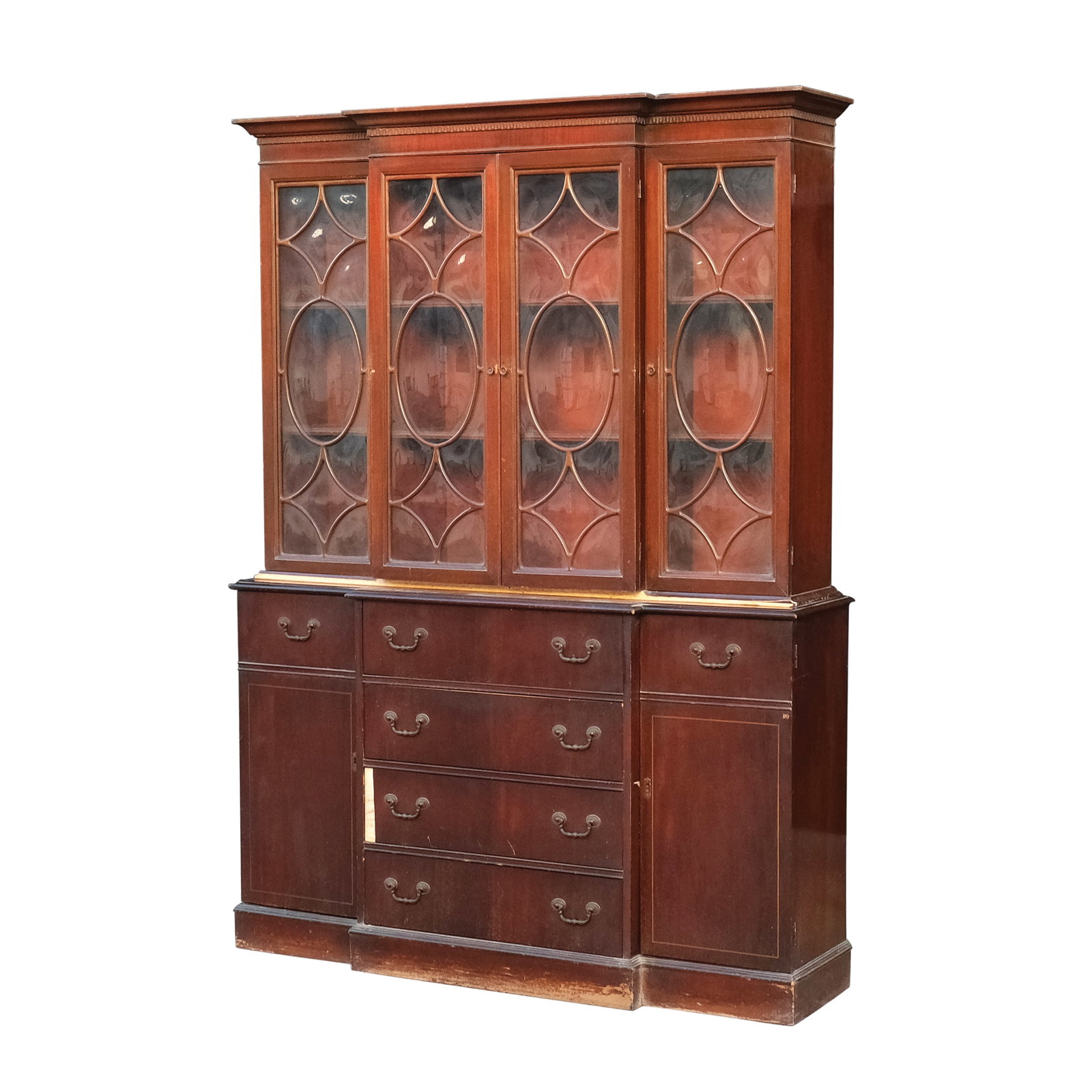 A Duncan Phyfe Inspired Vitrine or Display Cabinet (1 of 1)