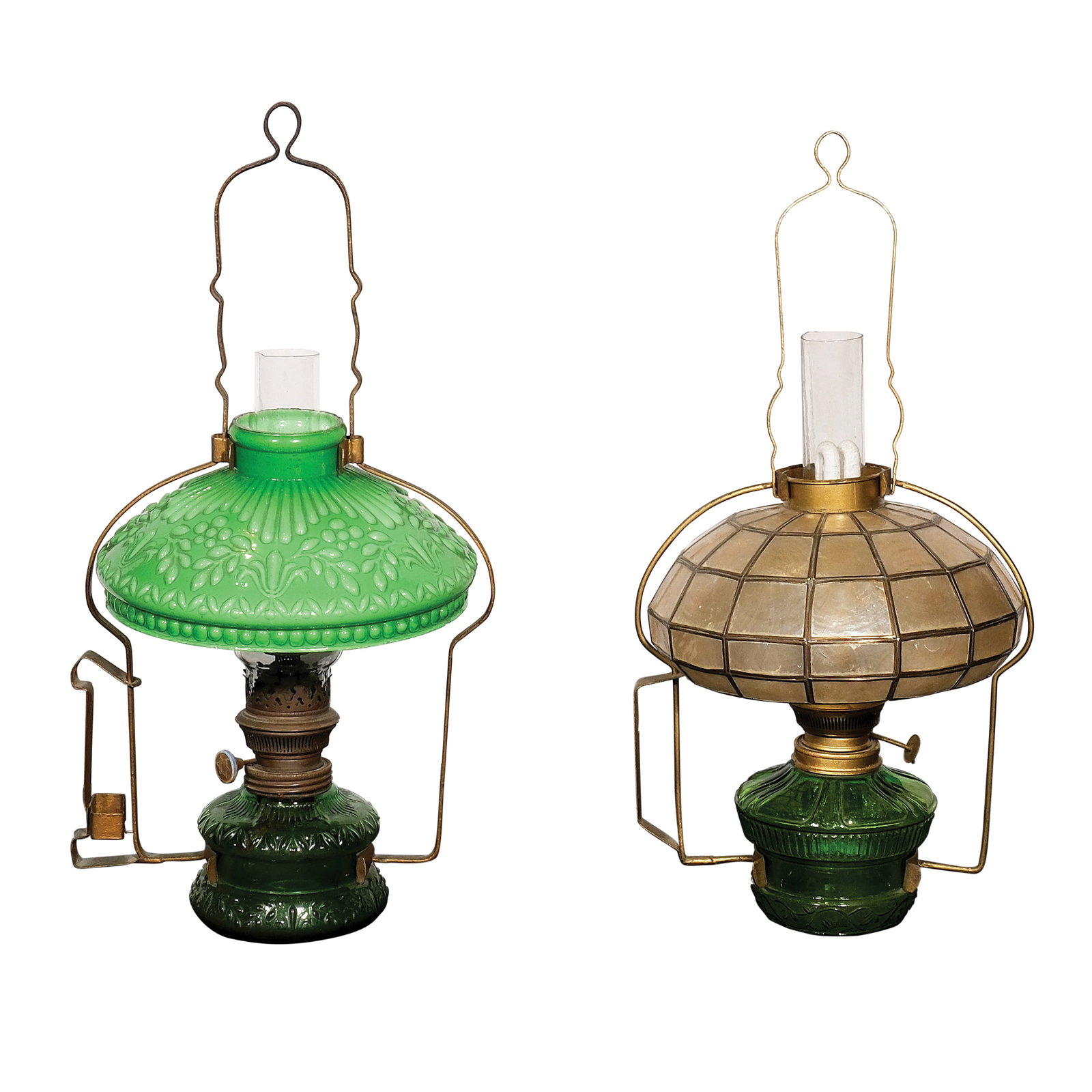 Two Antique Table Lamps (1 of 3)