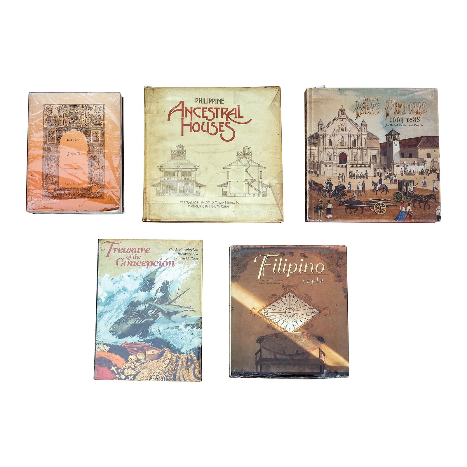 A Collection of Five Filipiniana Related Books (1 of 1)