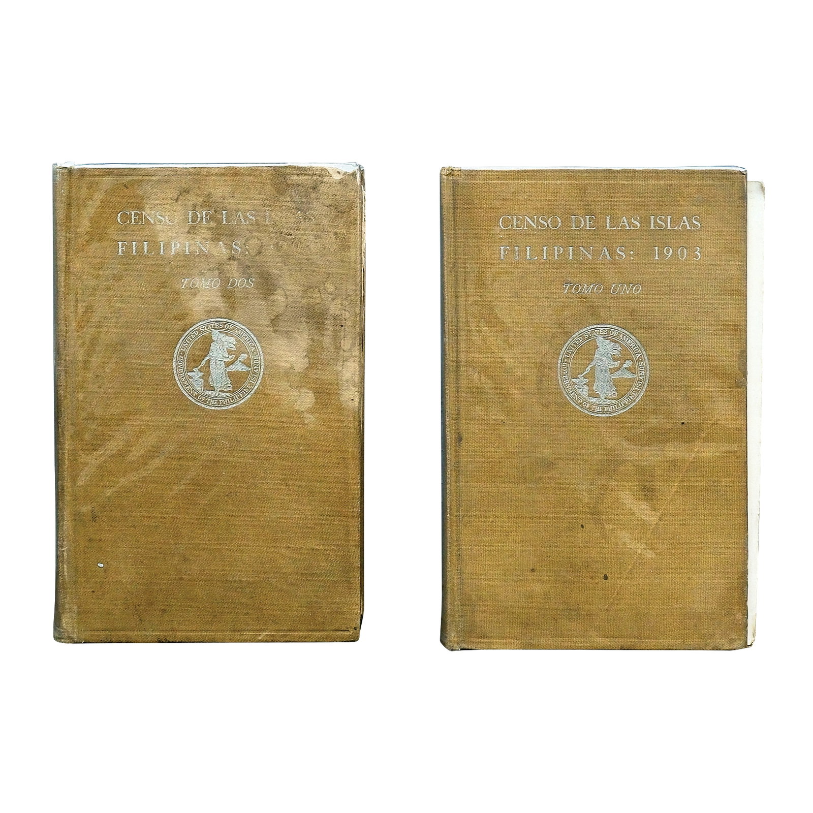 Censo Delas Islas Filipinas 1903 tomo uno and tomo dos (1 of 1)