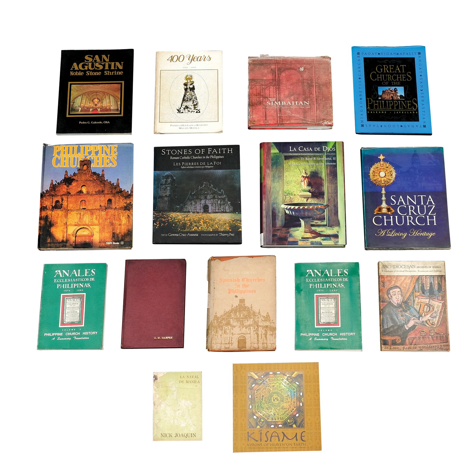 A Collection of Fifteen Books on Philippine Church Architecture in History (1 of 1)