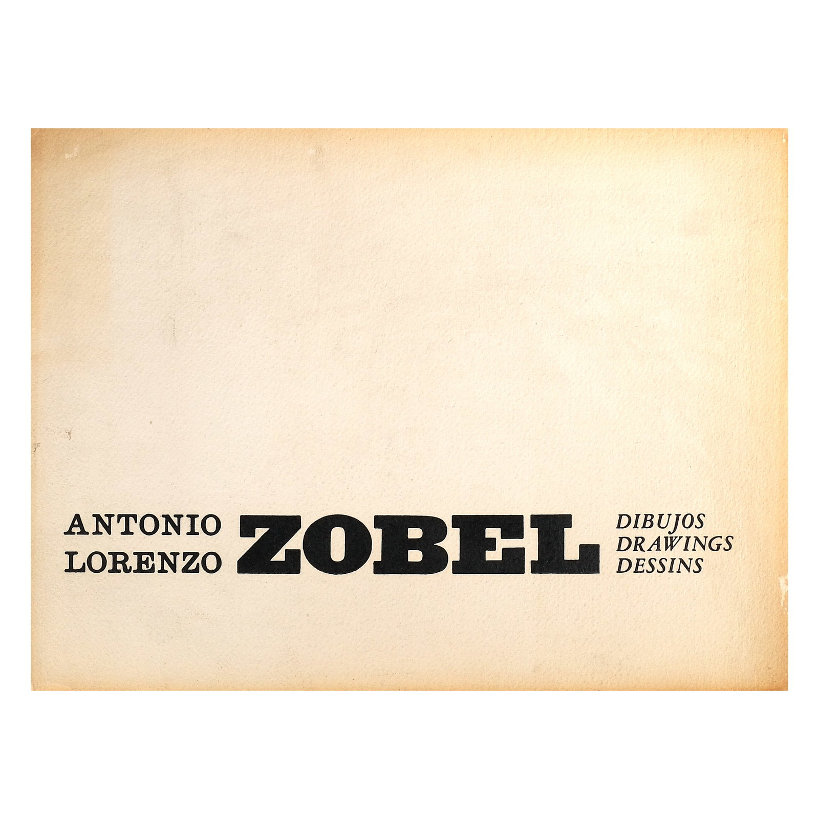 Drawings, Dessins by Antonio Lorenzo (1 of 1)