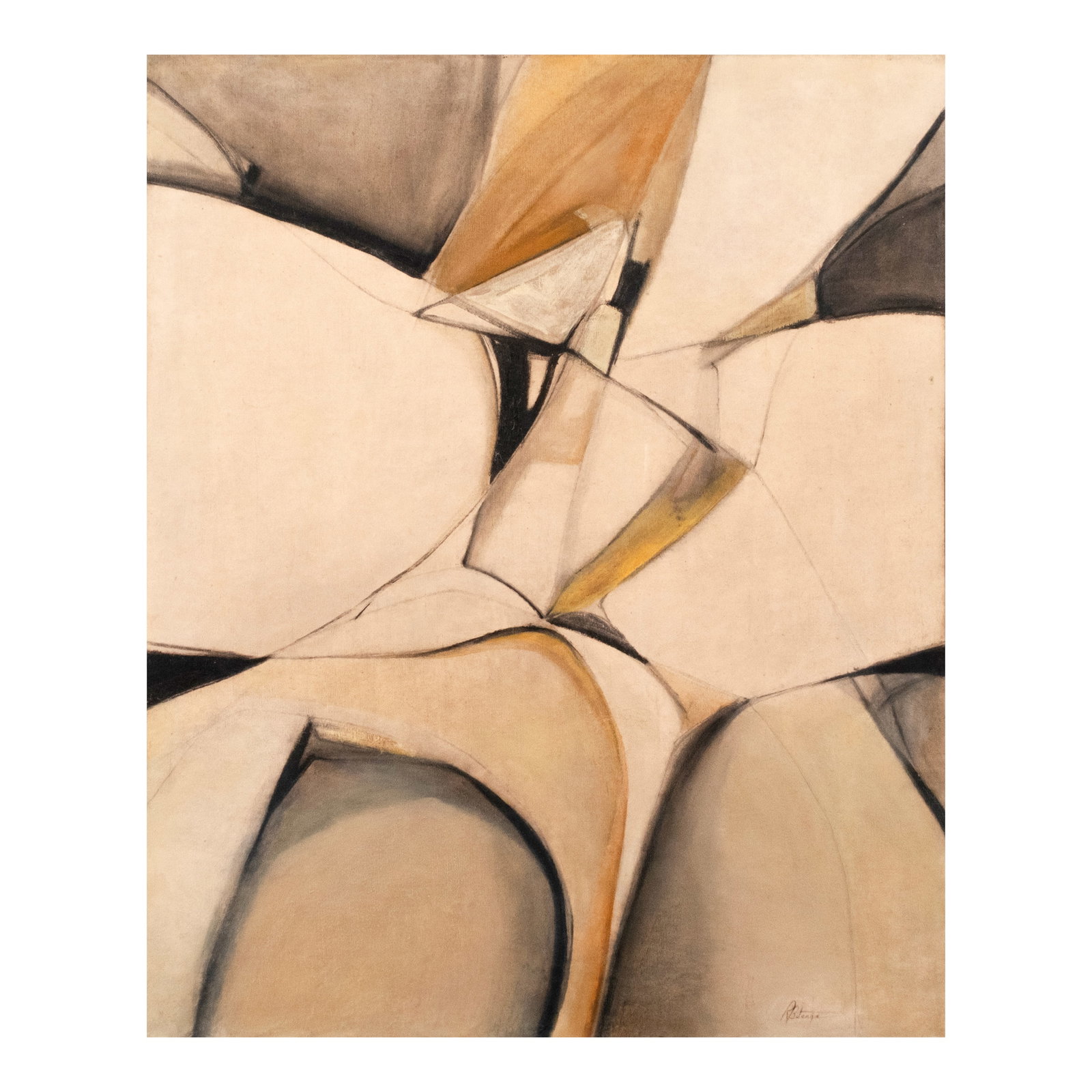 Rosario Bitanga (1934 - 2024): PROPERTY FROM THE ESTATE OF THE ARTIST Untitled signed (lower right) ca. 1955 oil on canvas 32" x 26" (81 cm x 66 cm) Rosario “Charito” Bitanga’s artistic journey was a story of pass
