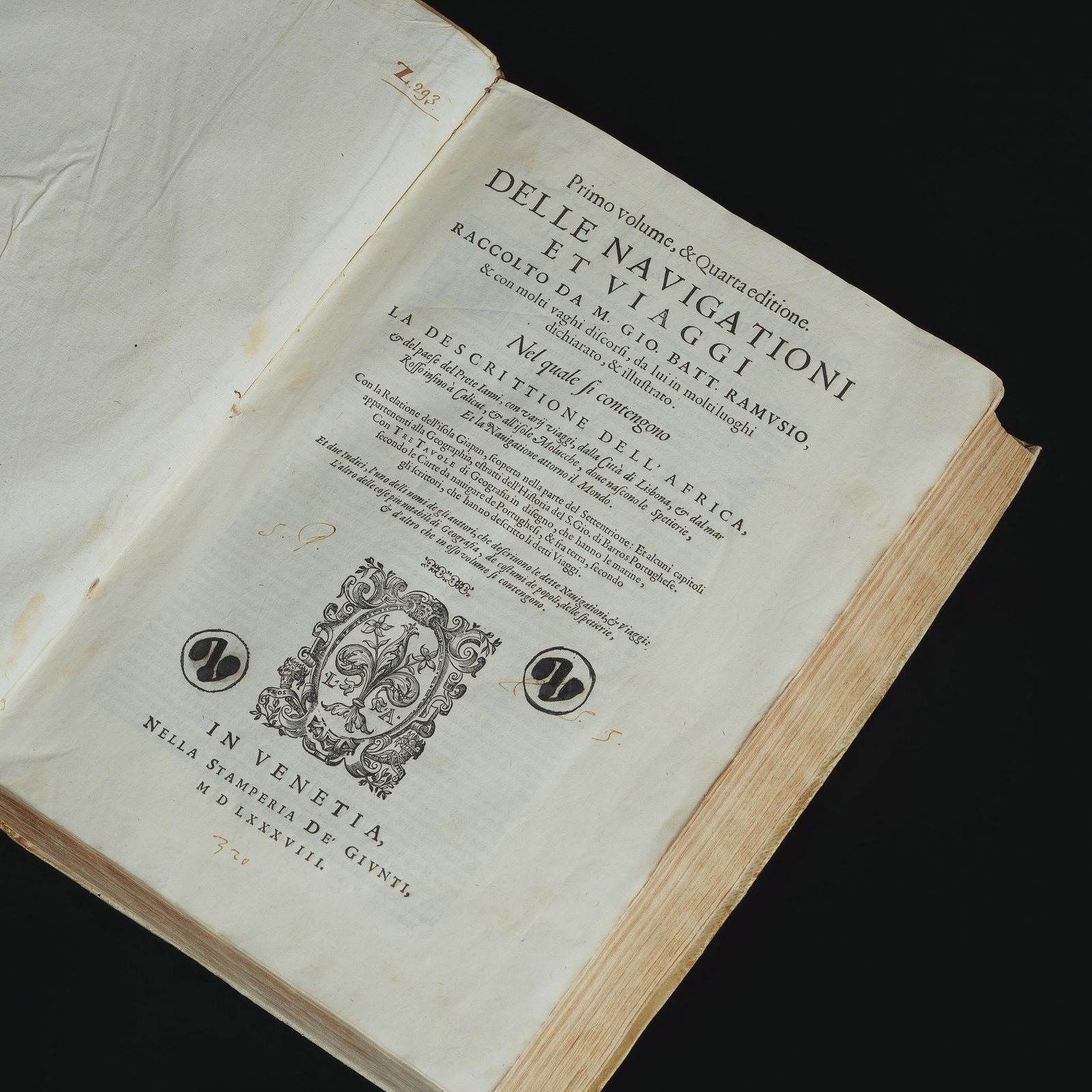Giovanni Bautista Ramusio (1485?1557) (1 of 4)