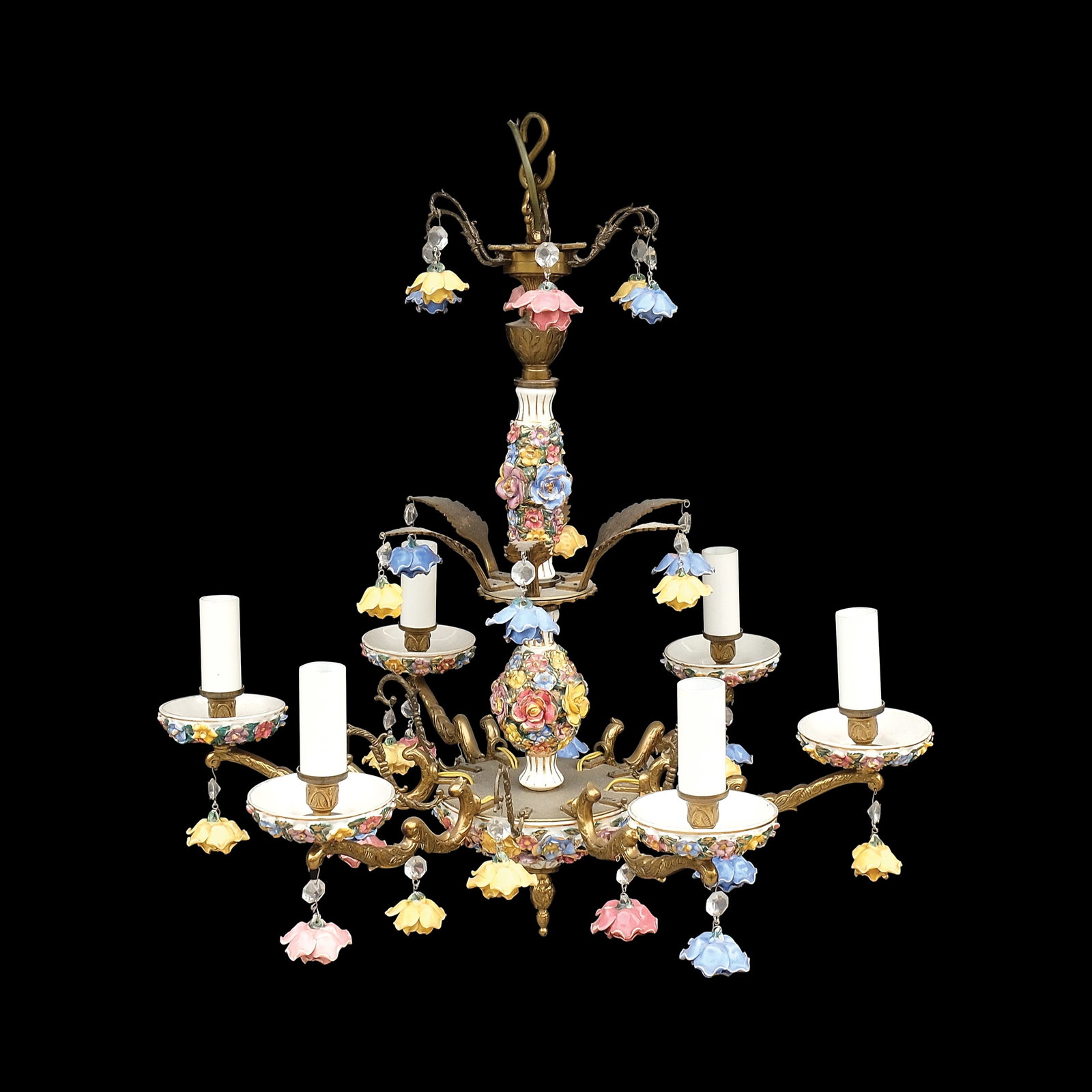A Six Light Chandelier (1 of 1)