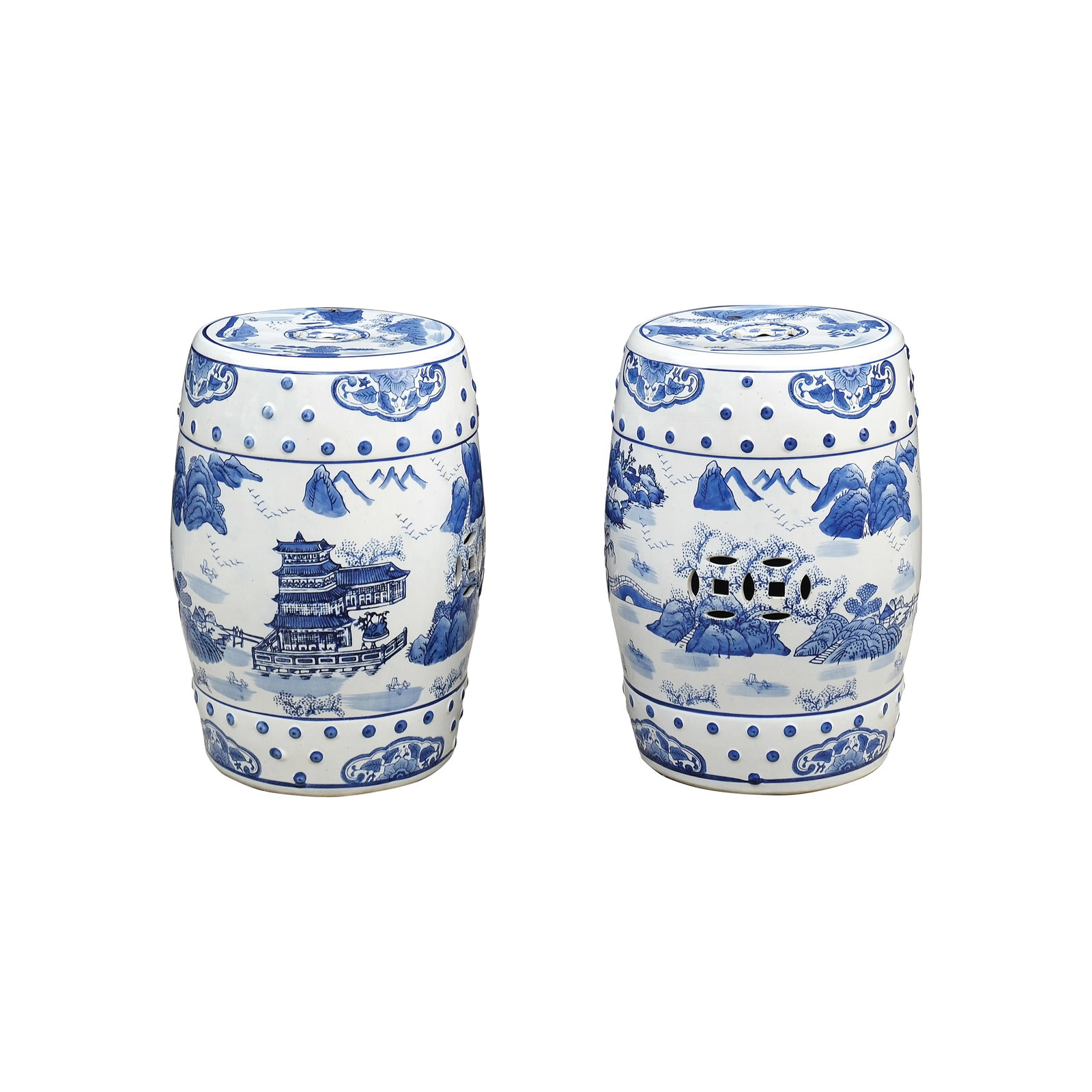 Pair of Drum Stools (1 of 1)