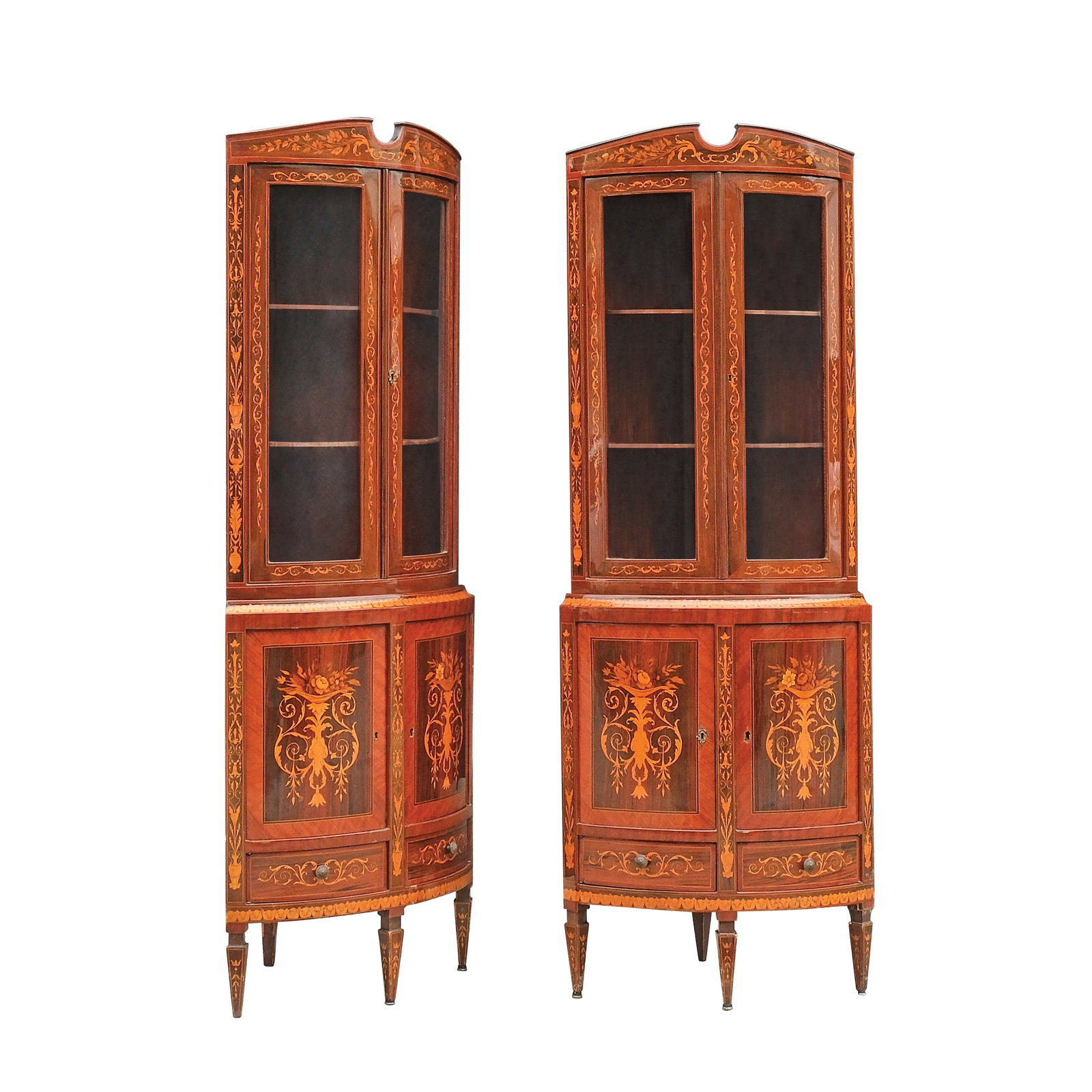 A Pair of a Corner Cabinets or Vitrines Cabinets (1 of 1)