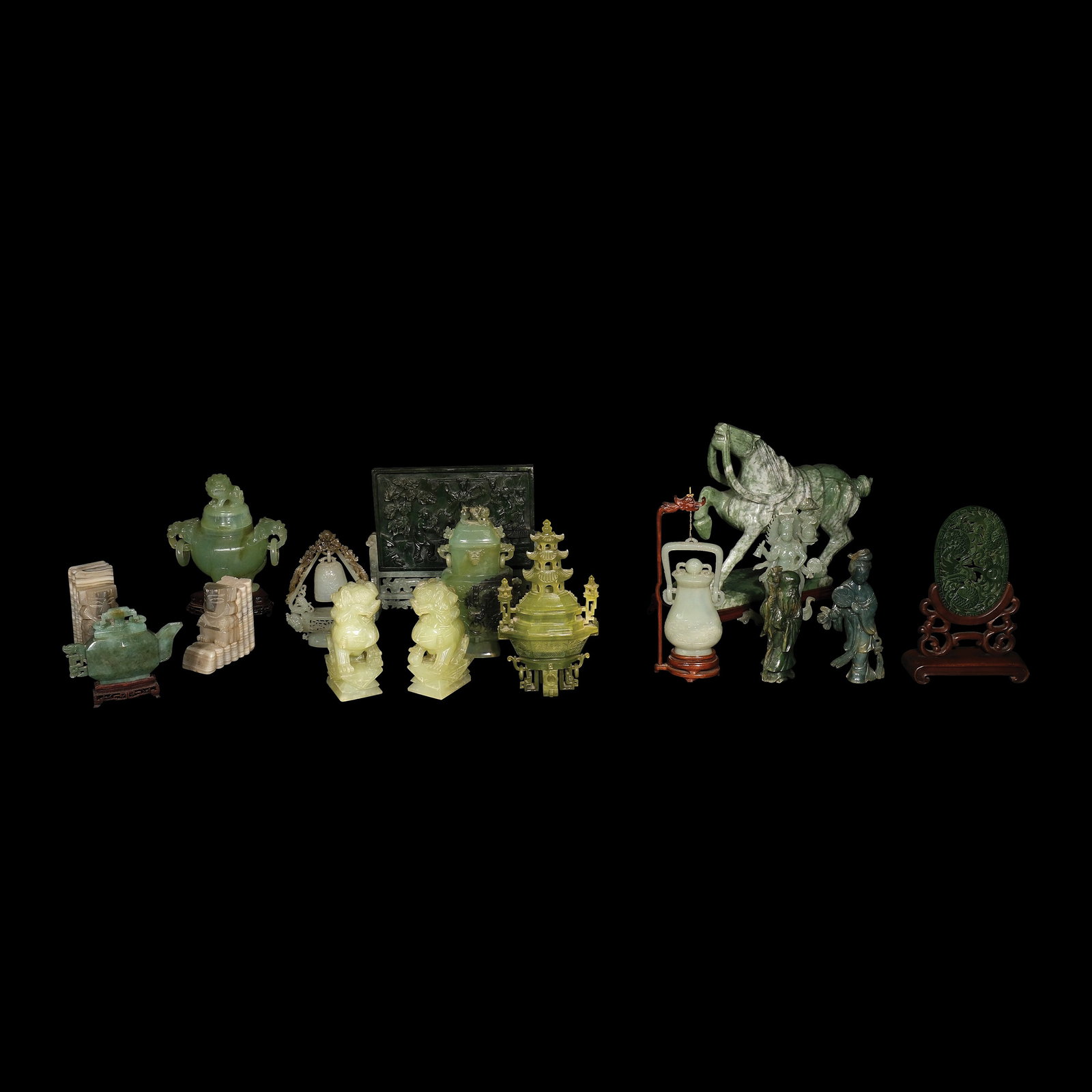 Sixteen Oriental Figurines (1 of 1)