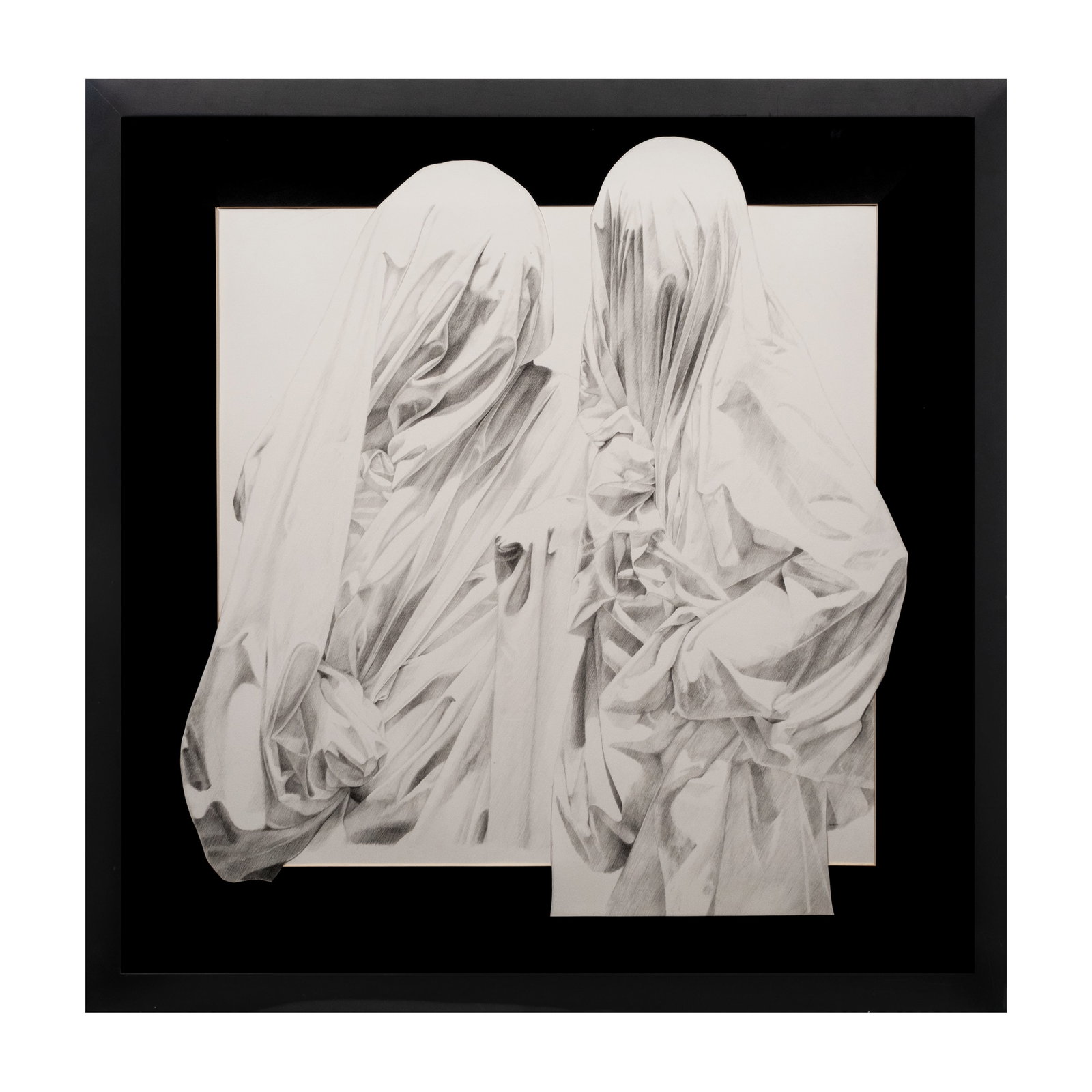 Dino Gabito (b. 1989): Shroud No. 53 dated 2017 signed (lower right) graphite on paper 42 1/2” x 42 1/2” (108 cm x 108 cm) EXHIBITED Alliance Française de Manille, Duplicity (3rd Solo Art Exhibition by Dino