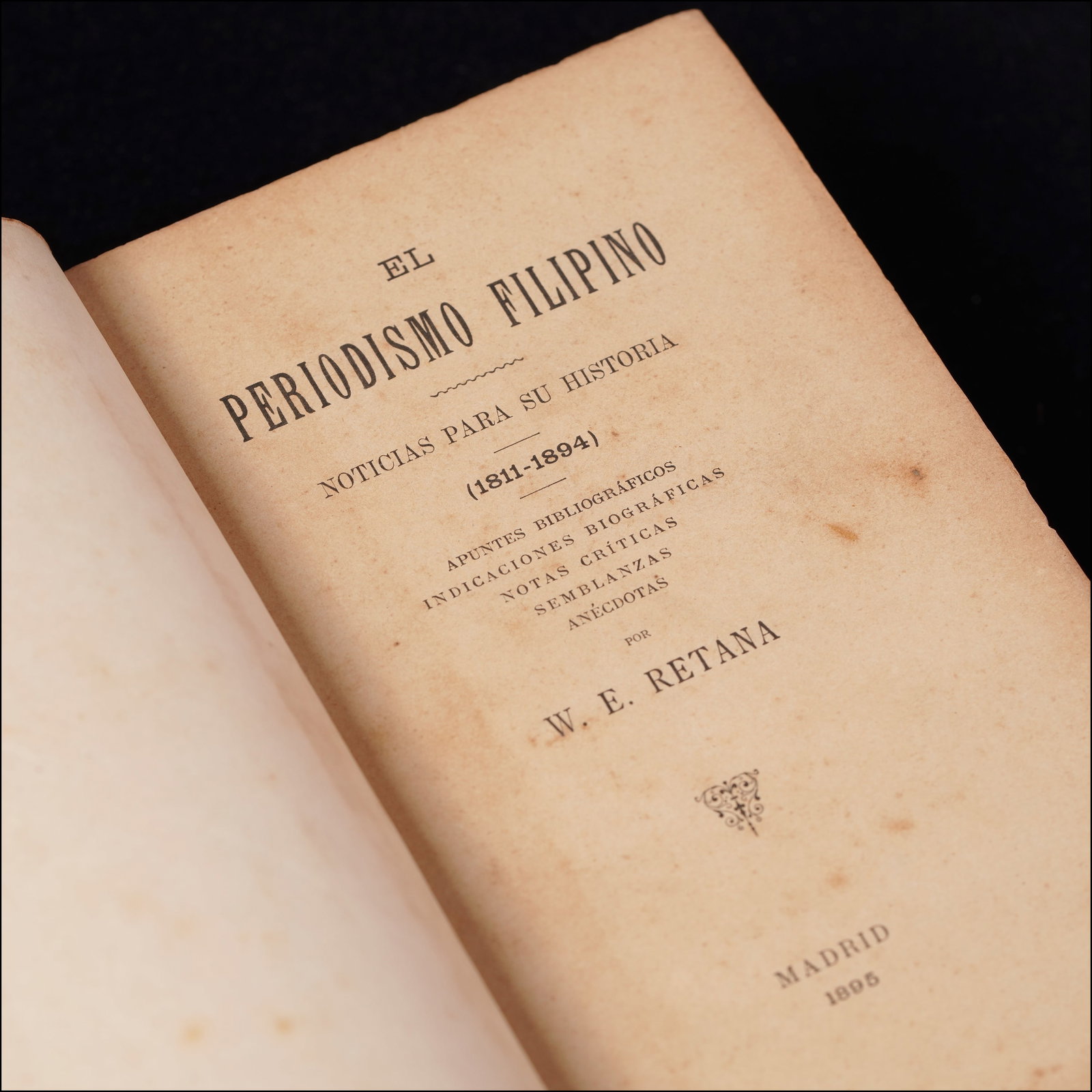 Wenceslao E. Retana (1862 - 1924) (1 of 1)