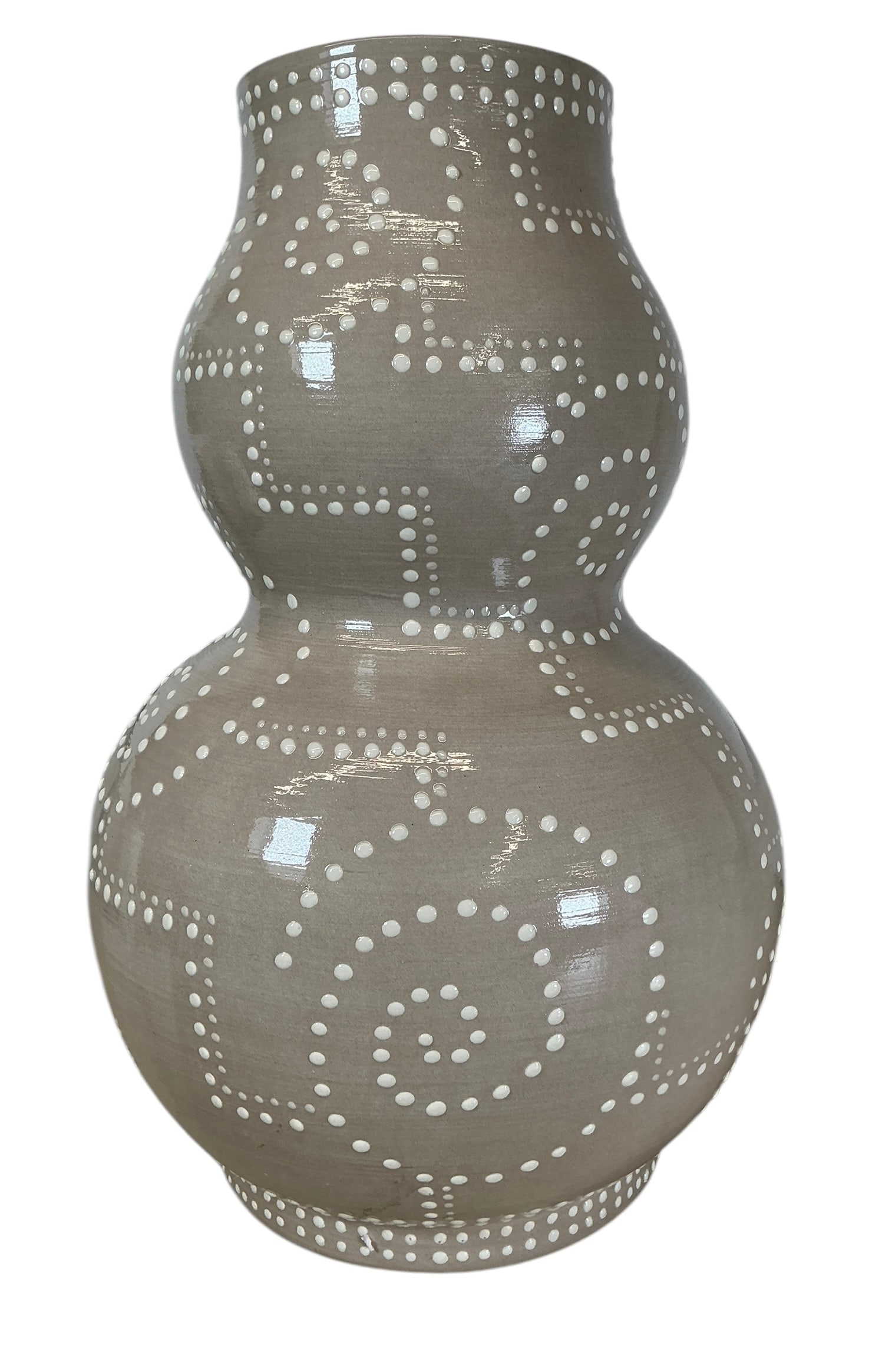 Roy Hamilton Large 16 Inches Tall Double Gourd Vase for Blanche P Field (1 of 7)