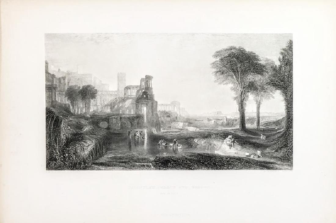 19th Century Engraving, CaligulaÂ´s palace and bridge. (1 of 1)