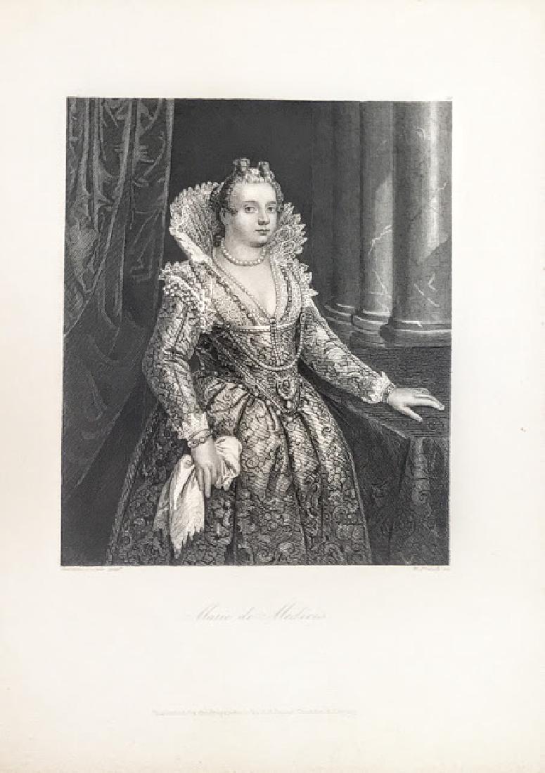 19th Century Engraving, Marie de Medici (1 of 1)