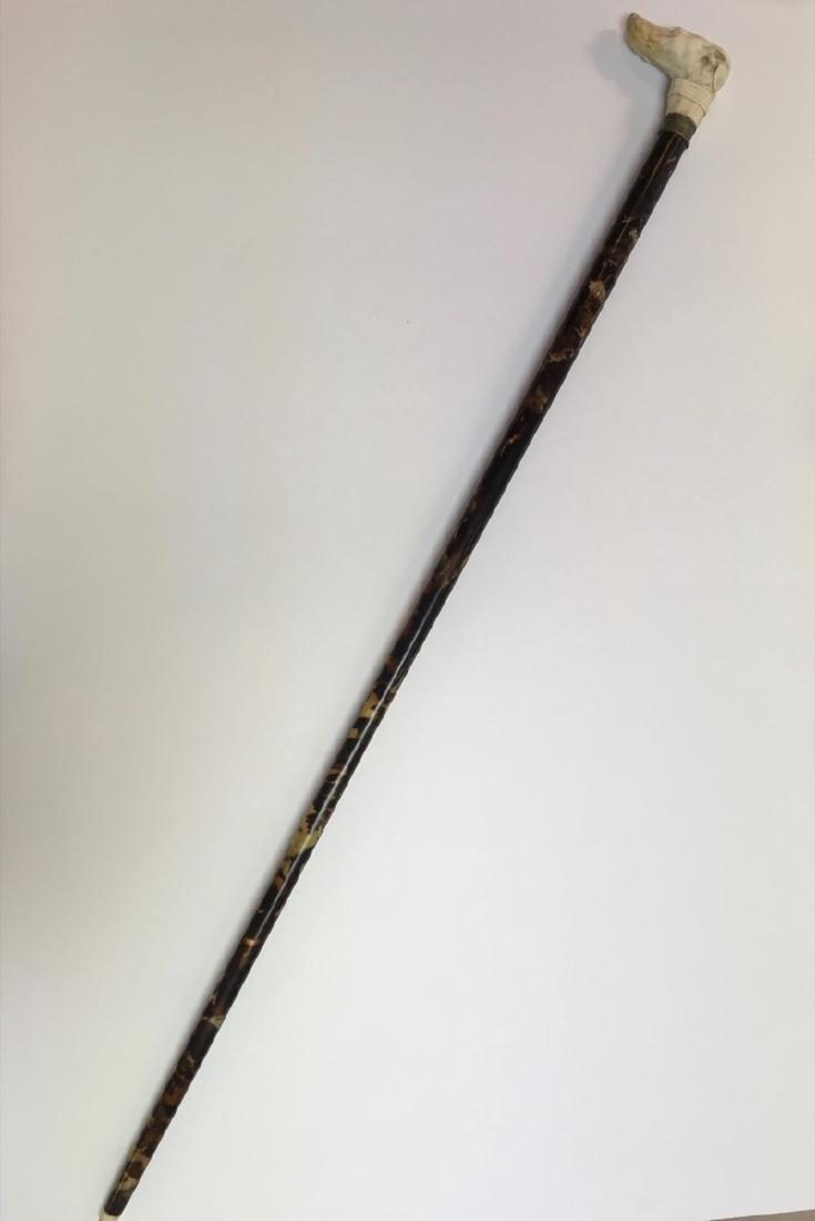 Antique 19th century carved, tortoise shell, Sterling (1 of 6)