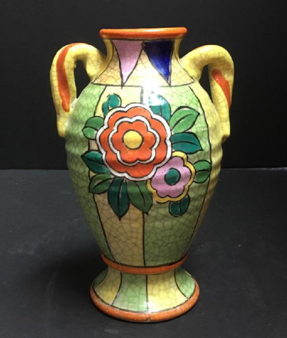 Vtg hand painted vase made in japan (1 of 5)