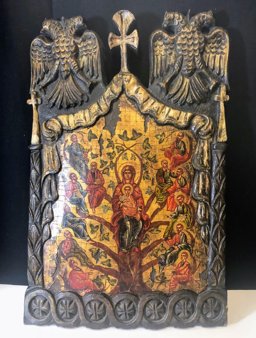 Antique 18th Century Russian Orthodox Icon (1 of 4)