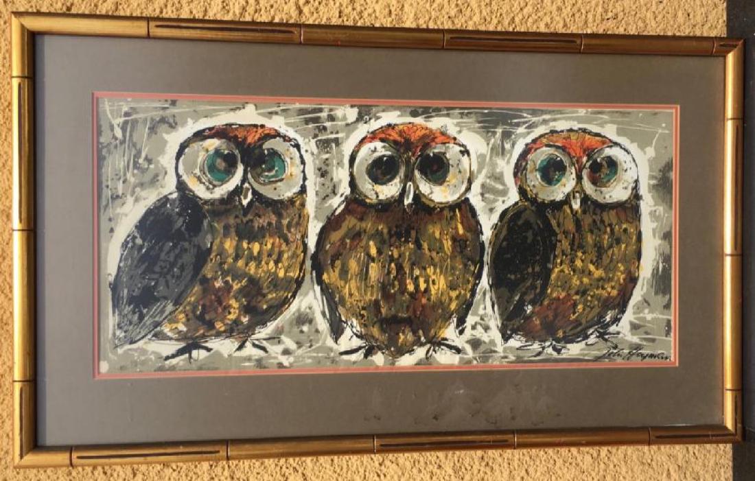 Mid century John Hoyman art print (1 of 2)