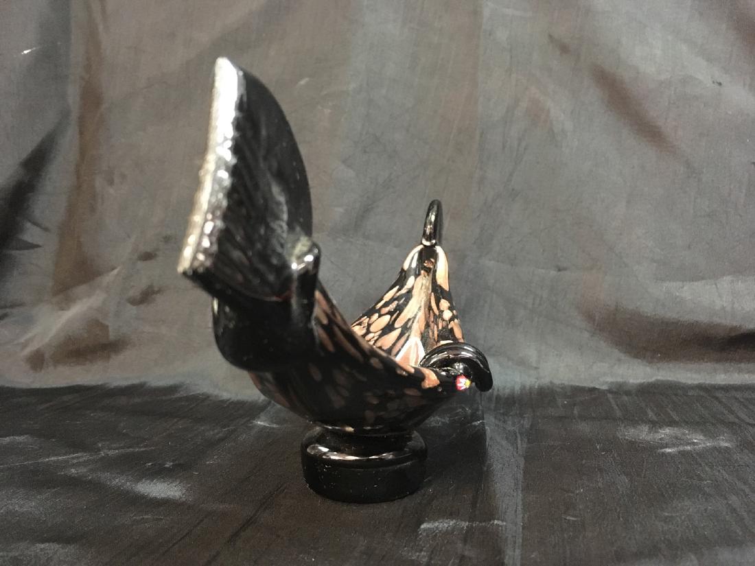 Vintage Murano Style Glass Boat Ashtray (1 of 4)