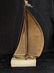 Vintage Signed Sail Boat Sculpture On Onyx - 3