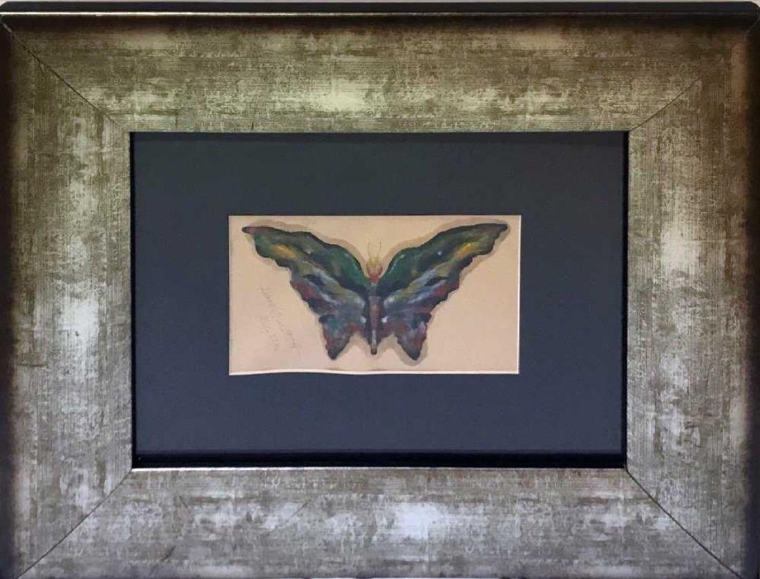 Albert Bierstadt (1830 - 1902) - BUTTERFLY (1 of 3)