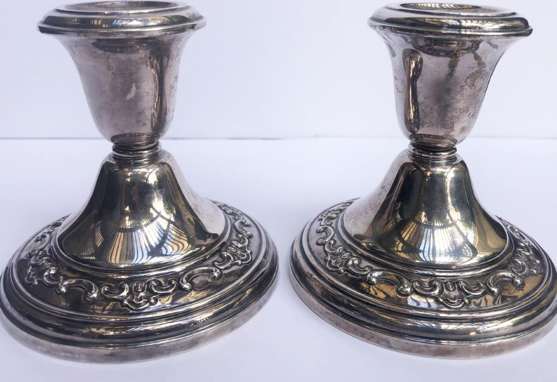 antique pair  gorham candlesticks (1 of 3)