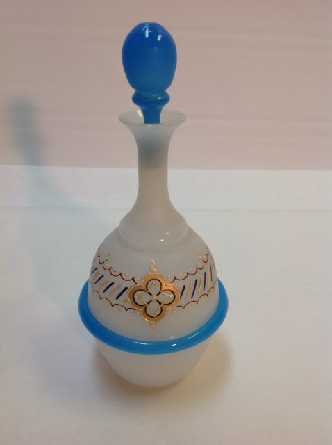 Opaline Decanter: Opaline glass decanter
