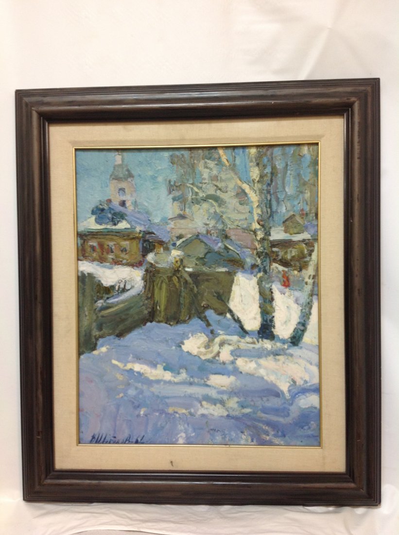 Antique american impressionist landscape: Antique american impressionist landscape 23"x 19"