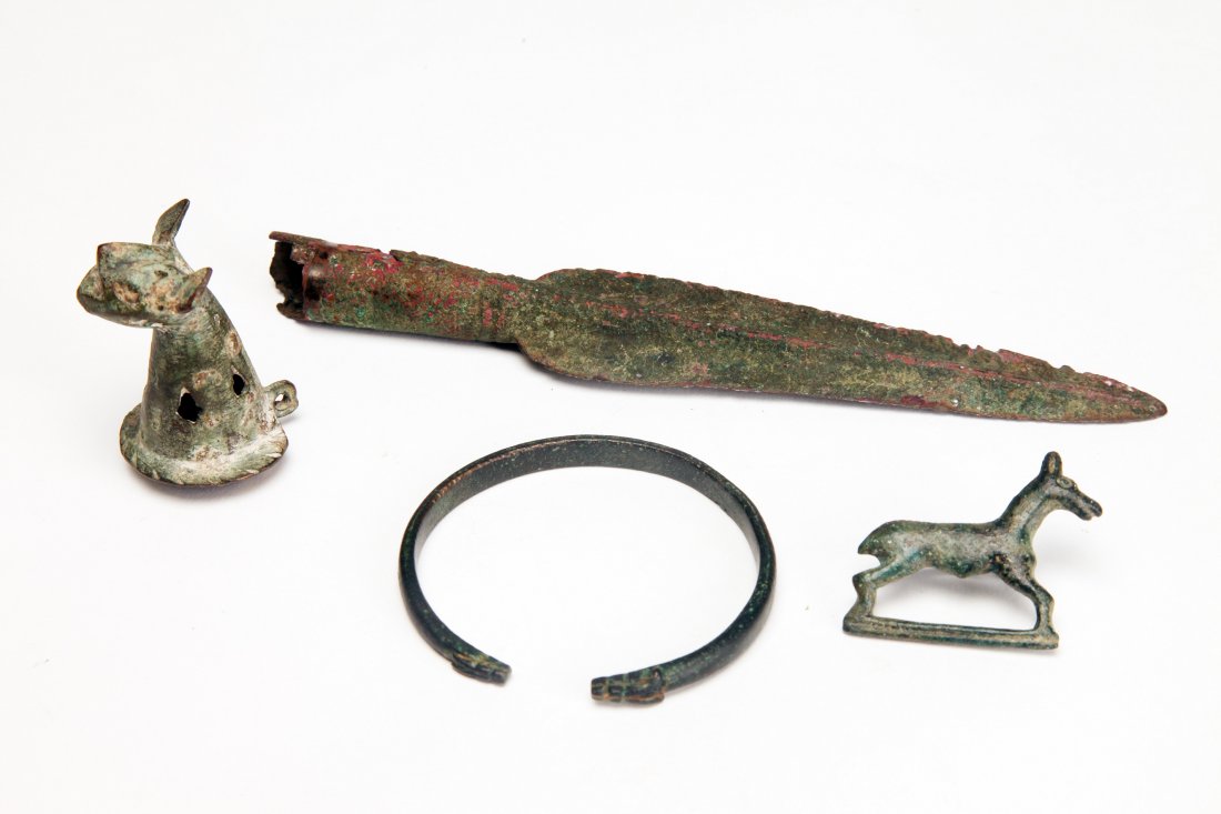 Four Ancient Bronze Objects (1 of 3)