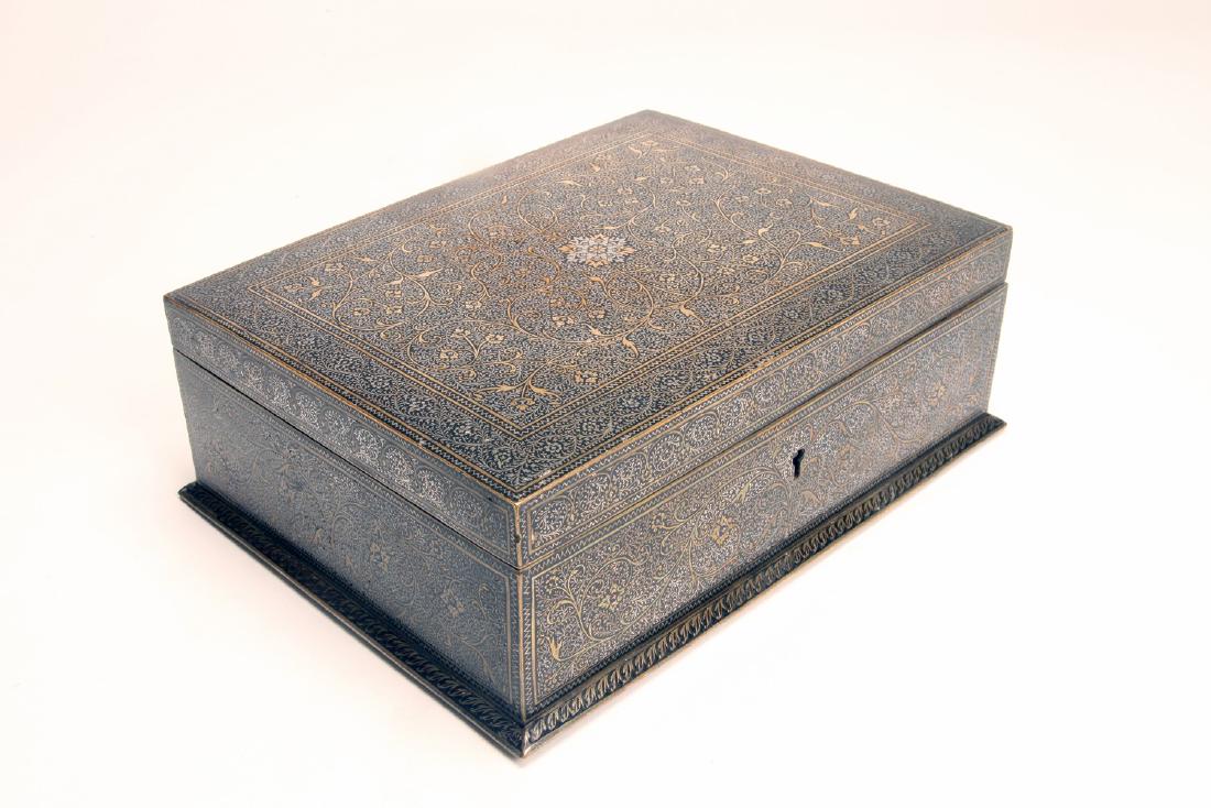Fine Indo-Persian Mixed Metal Box (1 of 6)