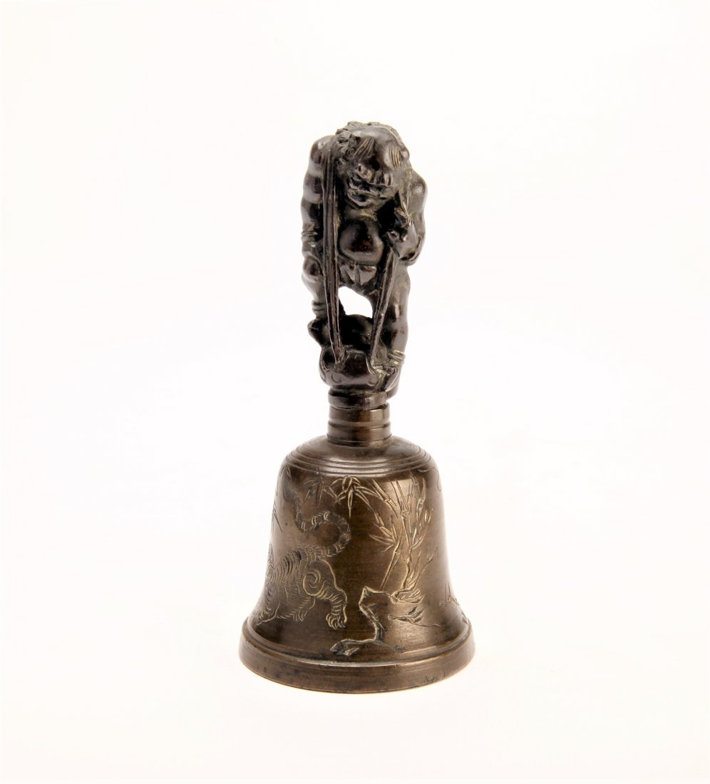 Japanese Bronze Table Bell (1 of 5)