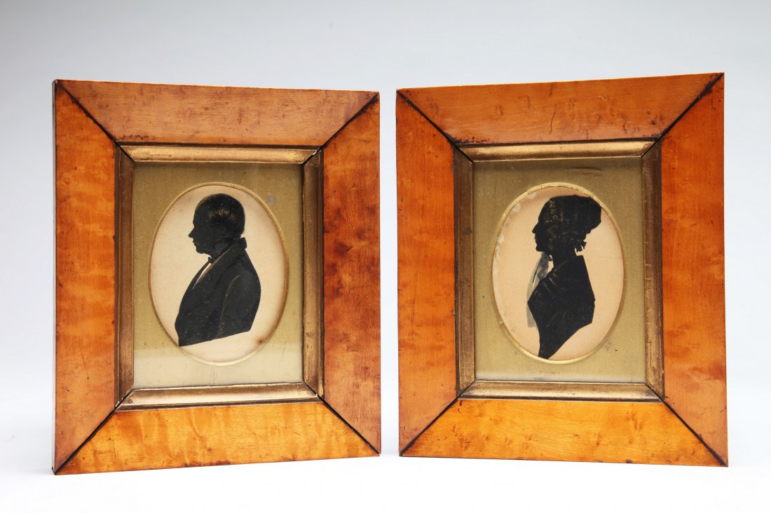 Pair Early Silhouette Portraits (1 of 2)