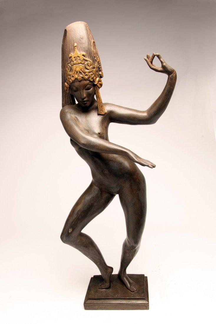 Allen Clark Bronze Sculpture of Parvati (1 of 6)